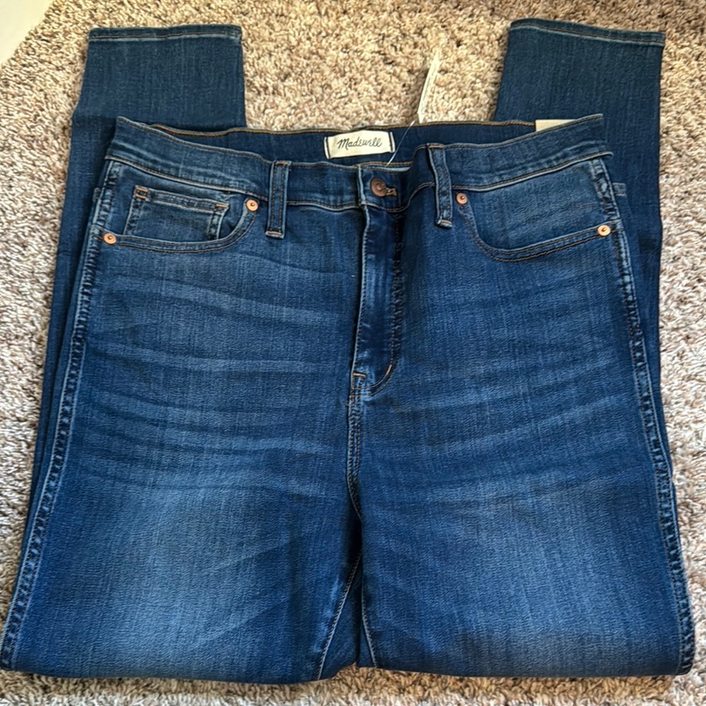 Madewell Women’s 10inch High Rise Skinny Jean 32 NWT